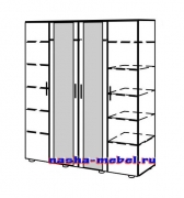 Марианна мод.5 - Шкаф для одежды 4-дверный
