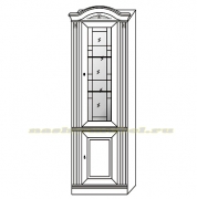 Мальта 2768 Шкаф для прямолинейной композиции